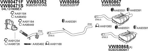 Veneporte 800798 - Система випуску ОГ autocars.com.ua