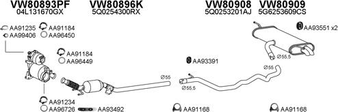 Veneporte 800818 - Система випуску ОГ autocars.com.ua
