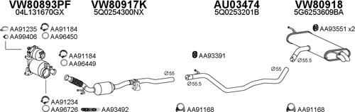 Veneporte 800823 - Система випуску ОГ autocars.com.ua