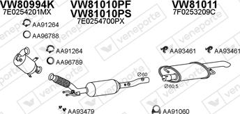 Veneporte 800986 - Система выпуска ОГ avtokuzovplus.com.ua