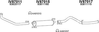 Veneporte 870003 - Система випуску ОГ autocars.com.ua