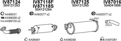 Veneporte 870041 - Система випуску ОГ autocars.com.ua