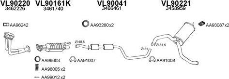 Veneporte 900085 - Система випуску ОГ autocars.com.ua