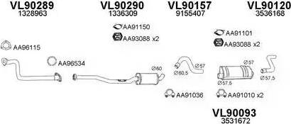 Veneporte 900100 - Система випуску ОГ autocars.com.ua