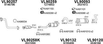 Veneporte 900127 - Система випуску ОГ autocars.com.ua