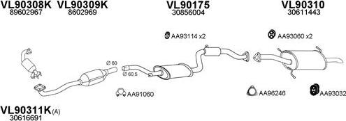 Veneporte 900161 - Система випуску ОГ autocars.com.ua