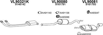 Veneporte 900 170 - Система випуску ОГ autocars.com.ua