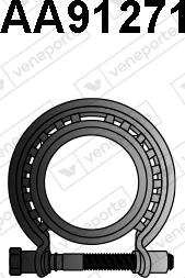 Veneporte AA91271 - З'єднувальні елементи, система випуску autocars.com.ua