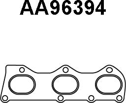 Veneporte AA96394 - Прокладка, труба выхлопного газа autodnr.net