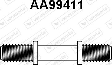 Veneporte AA99411 - Болт, система випуску autocars.com.ua