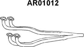 Veneporte AR01012 - Труба вихлопного газу autocars.com.ua