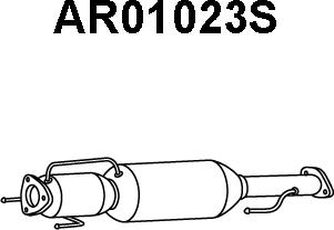 Veneporte AR01023S - сажі / частковий фільтр, система вихлопу ОГ autocars.com.ua
