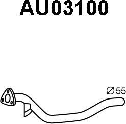 Veneporte AU03100 - Труба выхлопного газа autodnr.net