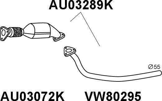 Veneporte AU03289K - Катализатор avtokuzovplus.com.ua