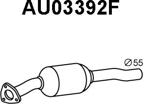 Veneporte AU03392F - сажі / частковий фільтр, система вихлопу ОГ autocars.com.ua