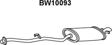 Veneporte BW10093 - Глушитель выхлопных газов, конечный autodnr.net