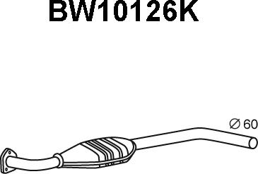 Veneporte BW10126K - Катализатор avtokuzovplus.com.ua