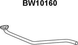 Veneporte BW10160 - Труба вихлопного газу autocars.com.ua