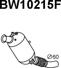 Veneporte BW10215F - Сажевый / частичный фильтр, система выхлопа ОГ avtokuzovplus.com.ua