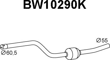 Veneporte BW10290K - Каталізатор autocars.com.ua