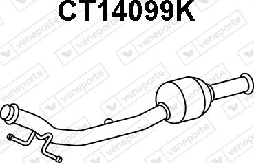 Veneporte CT14099K - Каталізатор autocars.com.ua