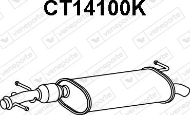 Veneporte CT14100K - Каталізатор autocars.com.ua