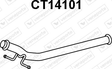 Veneporte CT14101 - Труба вихлопного газу autocars.com.ua
