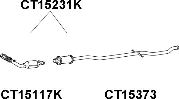 Veneporte CT15231K - Каталізатор autocars.com.ua