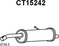 Veneporte CT15242 - Глушник вихлопних газів кінцевий autocars.com.ua