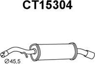 Veneporte CT15304 - Глушник вихлопних газів кінцевий autocars.com.ua