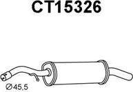 Veneporte CT15326 - Глушник вихлопних газів кінцевий autocars.com.ua