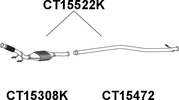 Veneporte CT15522K - Каталізатор autocars.com.ua
