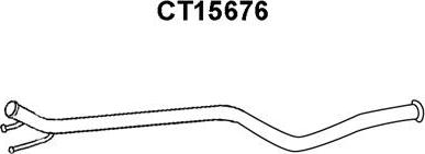 Veneporte CT15676 - Труба вихлопного газу autocars.com.ua