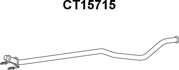 Veneporte CT15715 - Труба вихлопного газу autocars.com.ua