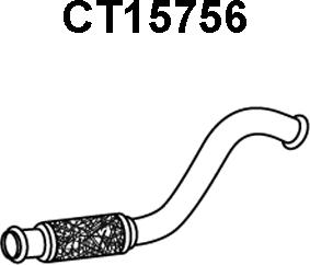 Veneporte CT15756 - Труба выхлопного газа autodnr.net