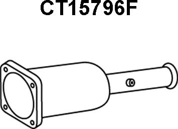 Veneporte CT15796F - сажі / частковий фільтр, система вихлопу ОГ autocars.com.ua