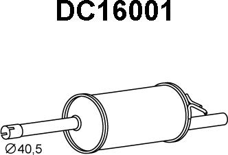 Veneporte DC16001 - Глушитель выхлопных газов, конечный autodnr.net