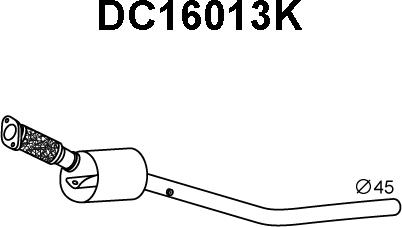 Veneporte DC16013K - Каталізатор autocars.com.ua