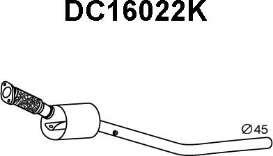 Veneporte DC16022K - Каталізатор autocars.com.ua