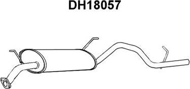 Veneporte DH18057 - Глушитель выхлопных газов, конечный autodnr.net