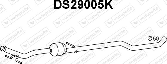 Veneporte DS29005K - Катализатор avtokuzovplus.com.ua