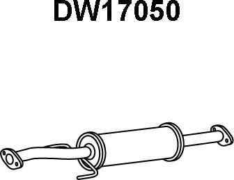Veneporte DW17050 - Предглушитель выхлопных газов autodnr.net