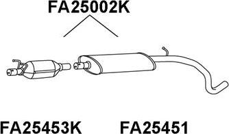 Veneporte FA25002K - Каталізатор autocars.com.ua