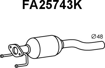 Veneporte FA25743K - Каталізатор autocars.com.ua