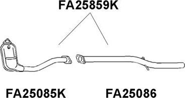 Veneporte FA25859K - Каталізатор autocars.com.ua