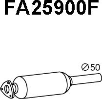 Veneporte FA25900F - Сажевый / частичный фильтр, система выхлопа ОГ autodnr.net