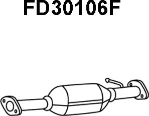 Veneporte FD30106F - Сажевый / частичный фильтр, система выхлопа ОГ avtokuzovplus.com.ua