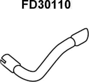 Veneporte FD30110 - Труба выхлопного газа autodnr.net