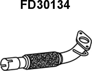 Veneporte FD30134 - Ремонтная трубка, сажевый / частичный фильтр avtokuzovplus.com.ua