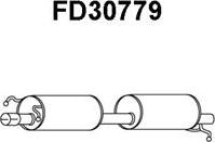 Veneporte FD30779 - Глушитель выхлопных газов, конечный avtokuzovplus.com.ua